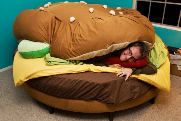 Hamburger Bed